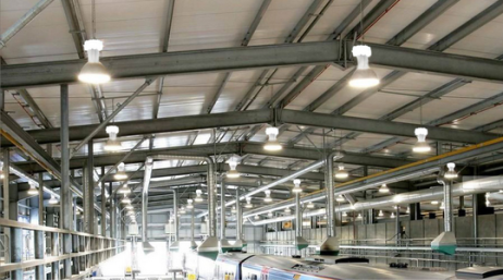Converting to LED High Bay Lighting from M-Lite reduces large amounts of energy